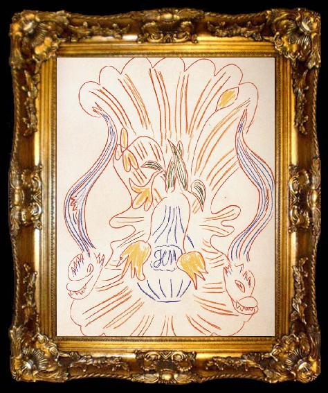 framed  Henri Matisse Vase, ta009-2